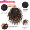 Messy Bun Elastic Drawstring Loose Curly Hair Synthetic Bun Hair Accessories for Women's Short Curly Hair Ponytail