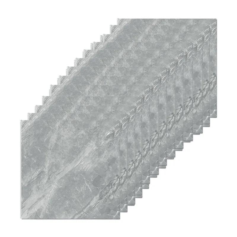 

10-40 шт. Мраморная самоклеящаяся водонепроницаемая маслостойкая обойная пленка для кухни, спальни, влагостойкая наклейка для ремонта плитки 10PCS