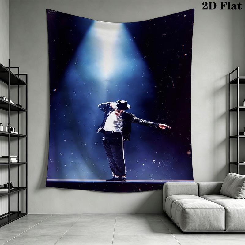 Michael Jackson Pop Art Icon Tapestry Fashion Print Background Cloth Background Wall Hanging Cloth Soft Homestay Soft Decoration Tapestry