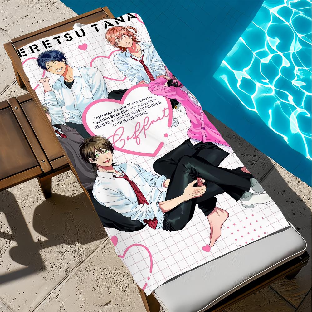 Y-yarichins anime cute B-bitch Clubs Towel Beach Quick Dry Soft Pool Towels Gift for Travel Gym Shower Camping sports
