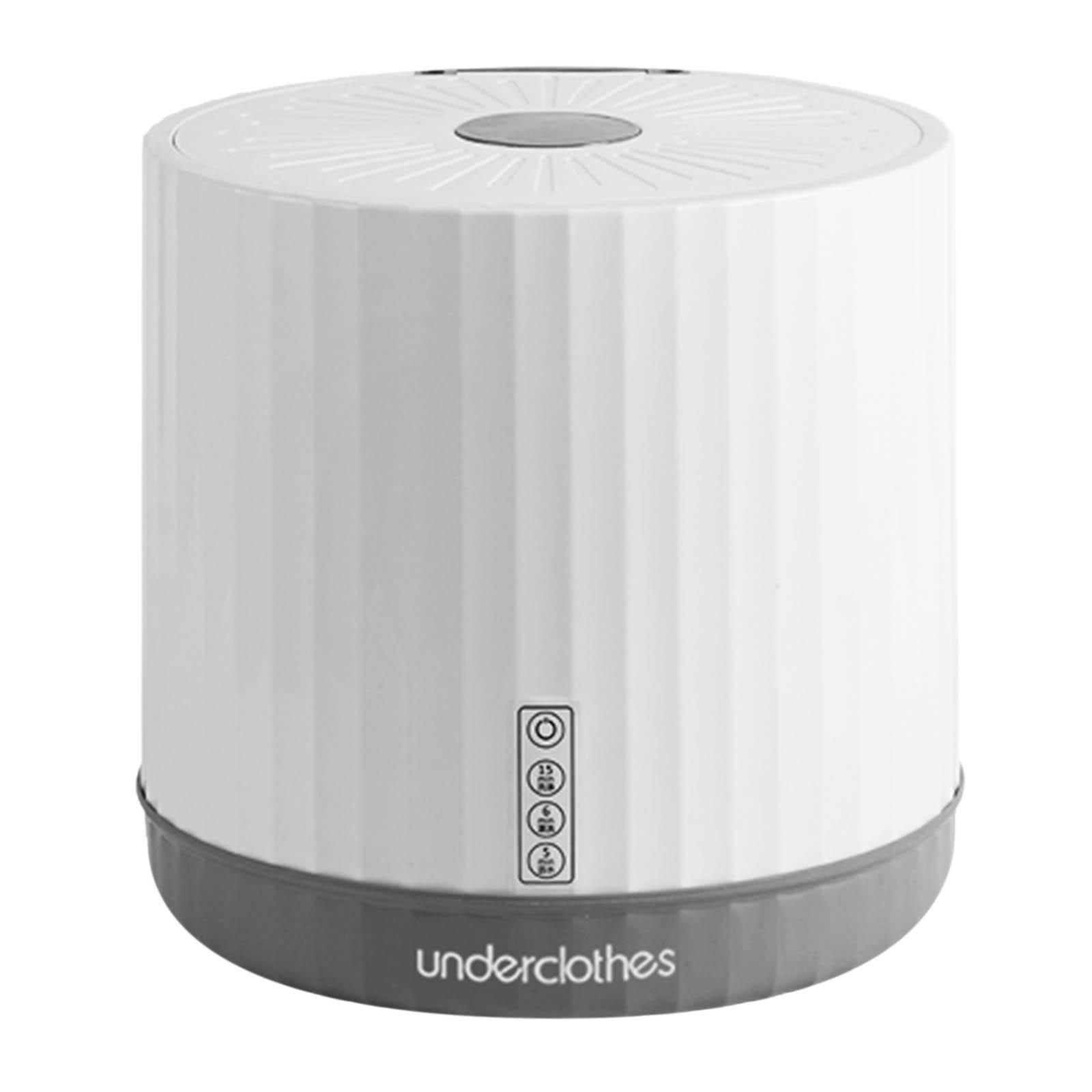 

4L Складная обезвоживаемая маленькая мини-портативная стиральная машина для нижнего белья для очистки белья белый