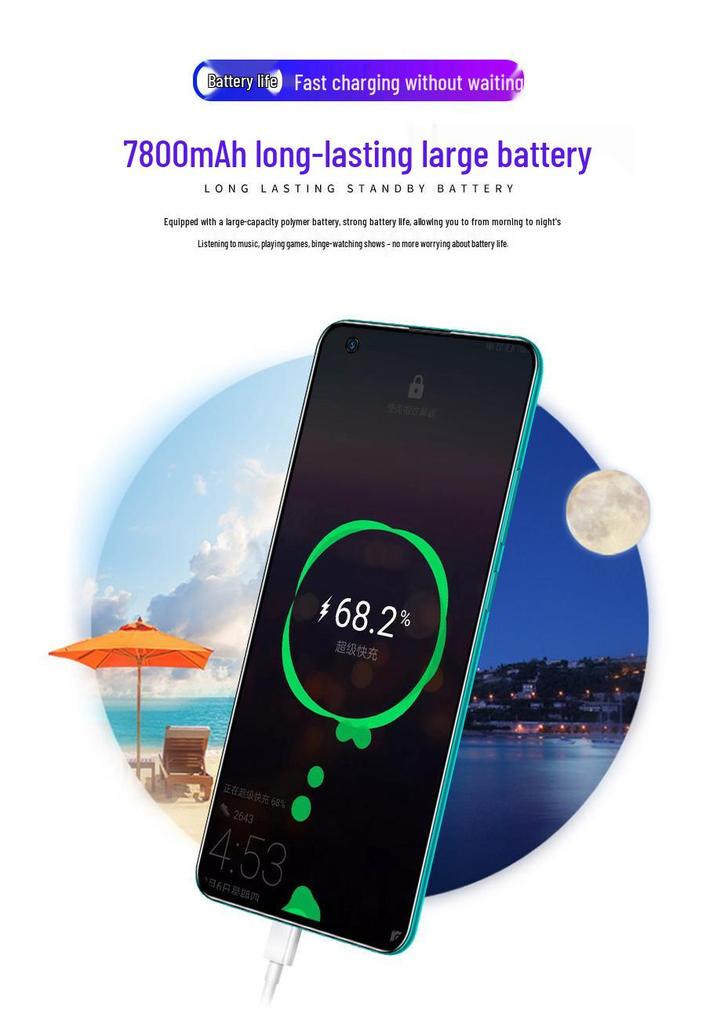 Genuine P40 5G Android Smartphone, 6.8" for Students & Seniors