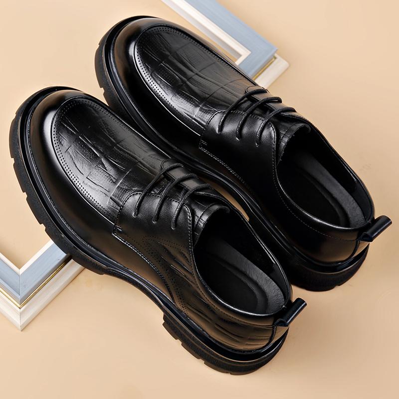 New Arrival Casual Leather Shoes Stylish Trend Mens Oxford Shoes Elegantes Man Formal Dress Footwear Leisure Walk Business Shoes