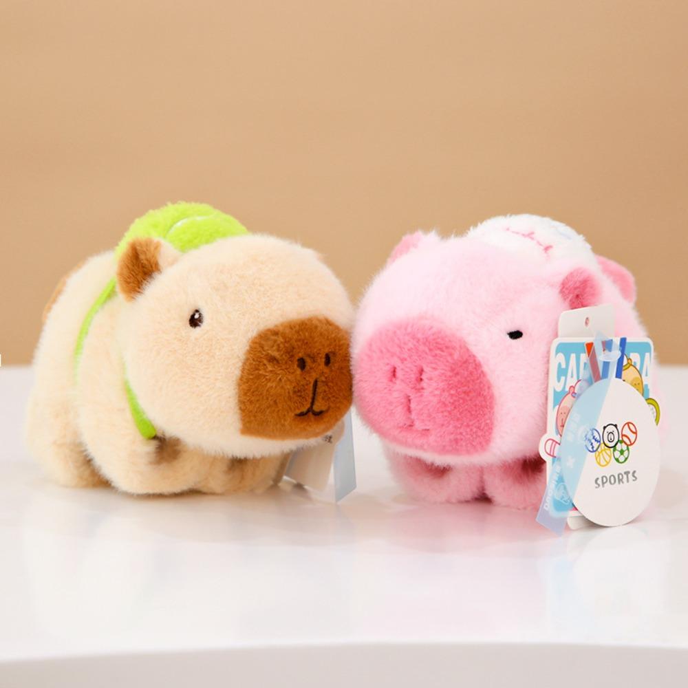 Capybara Rodent Slap Bracelet Series Rotatable Capybara Plush Wrist Band  Christmas Toy