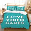 Copriletto Stampa a Tema Gamepad 3D Casa Biancheria da Letto Copripiumino Tessili Poliestere Confortevole Biancheria da Letto per la Casa