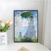 C-Claude Monet Poster Self-adhesive Art Waterproof Paper Sticker Coffee House Bar Room Wall Decor