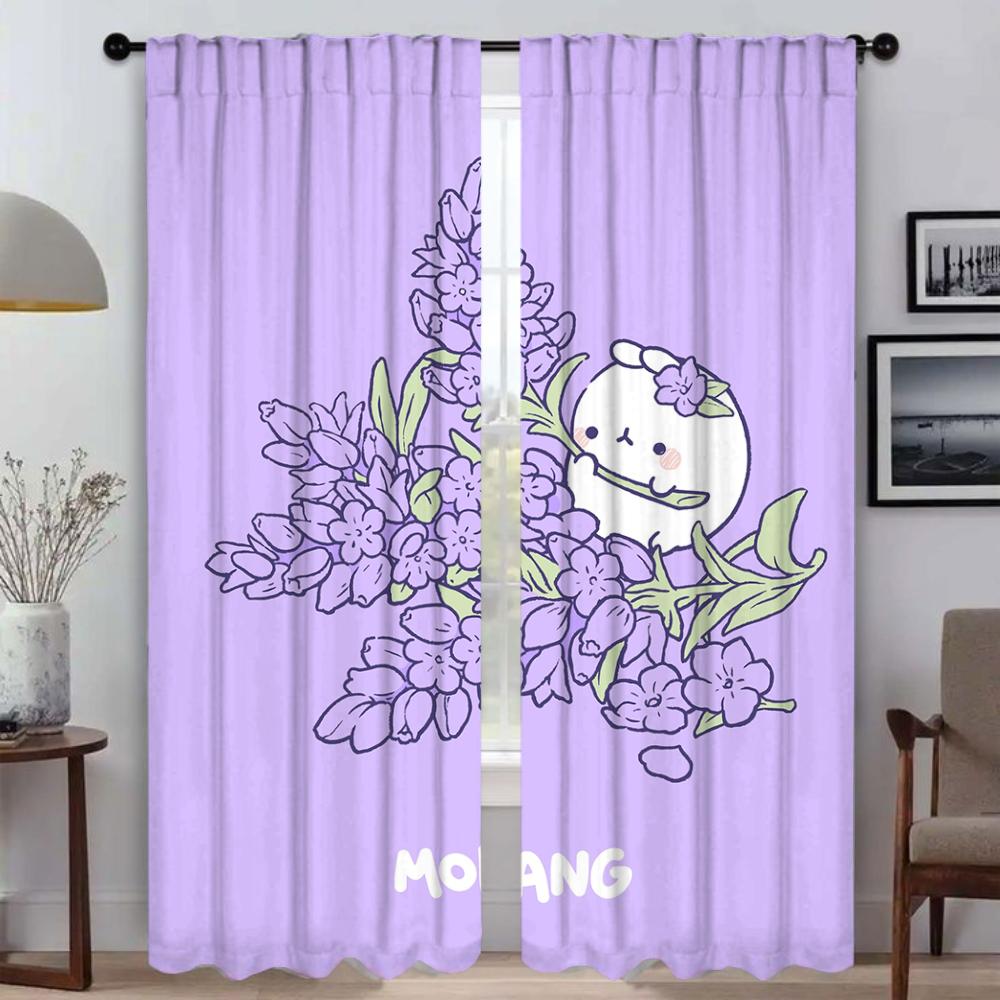 

Halloween Decoration M-Molangs Kitchen Curtains for Living Room Curtain Blinds Home Interior Curtains 2 Pieces Shades Partition W50xH70cmx2pcs-CL