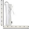 Francfranc Folding Umbrella with Blackout Suitable for Sun and Light UV Suitable for Sun and Rain Ribbon, 50cm, Silver, Rain, 100% Blocking,