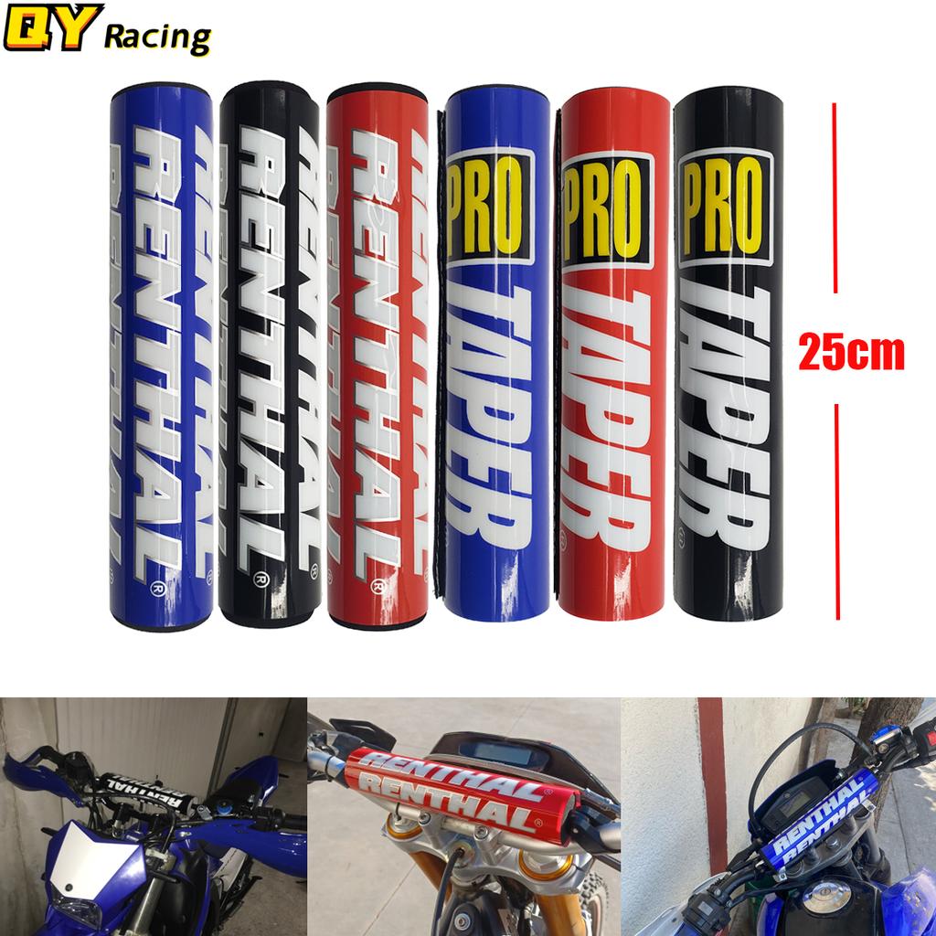 25CM Renthal Handlebar Pads 7/8" Slider Grip For Honda CRF Suzuki RMZ Yamah YZF ATV Dirt Pit Bike Motorcycle Motocross Enduro SM