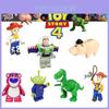 Blocos de Construção Toy Story Bonecos de Plástico para Crianças 4,5cm de Altura