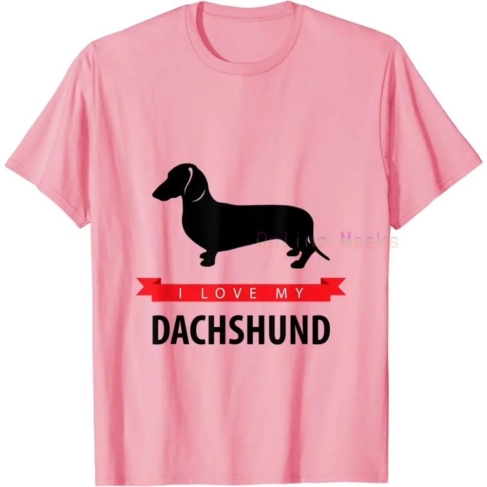 Dachshund Shirt Retro Vintage Cool Wiener Dog Mom Dad Weenie Mama Funny Gift for Puppy Pet Lover Owner Womens Mens T-Shirt
