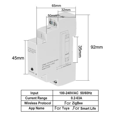 Energy Efficiency Management Electricity Meter DIN Rail Meter Energy-saving Measures Device Commercial Power Management As Shown