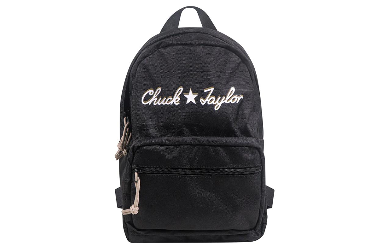 Converse Men's Black Polyester Backpack Regular Unisex 10023816-A01