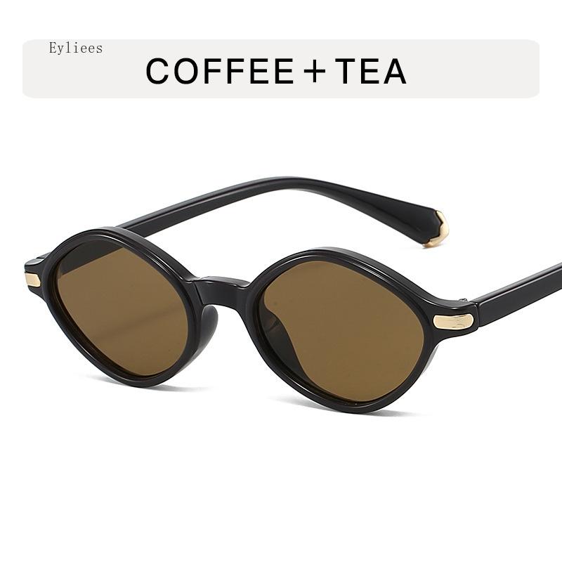 New Polygonal Small Frame Sunglasses Irregular Men's Women's Trendy Fashion Sunscreen Travel Sunglasses Lentes De Sol Hombre