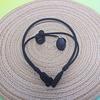 Premium Silicone Earbuds Safety Leash Cord Flexible Build Secure Fit For Sports And Commuting Lightweight Portable Desig