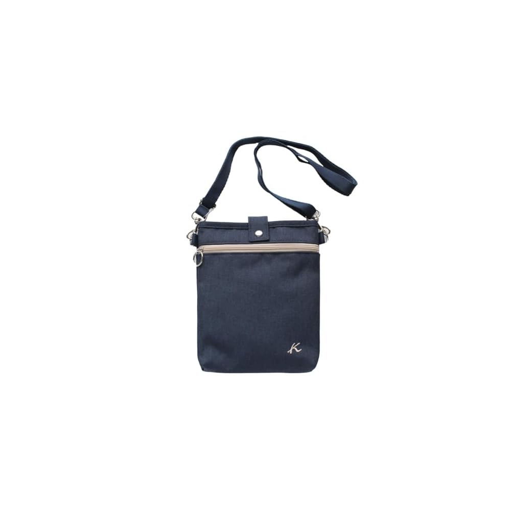 Kitamura Shoulder Pouch, Pochette, Smartphone Shoulder Bag, Approx. 19cm x 15cm x 2cm, 001832 Navy