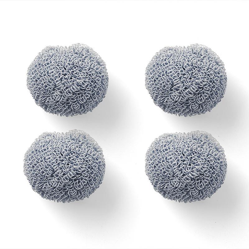 

Цельная кухонная щетка для мытья посуды, короткая ручка, полиэстеровый шарик для чистки, подходит для чистки столовых приборов, кастрюль и сковородок, раковин