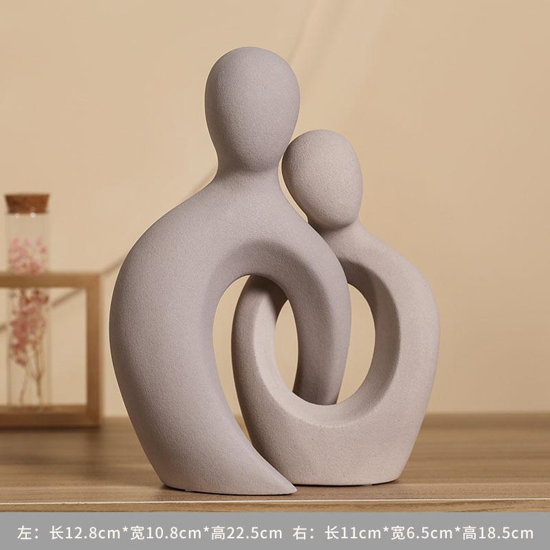 

Абстрактные фигуры гостиная тумба под телевизор керамическая пара крест украшение домашний декор современный винный шкаф вход книжная полка декор