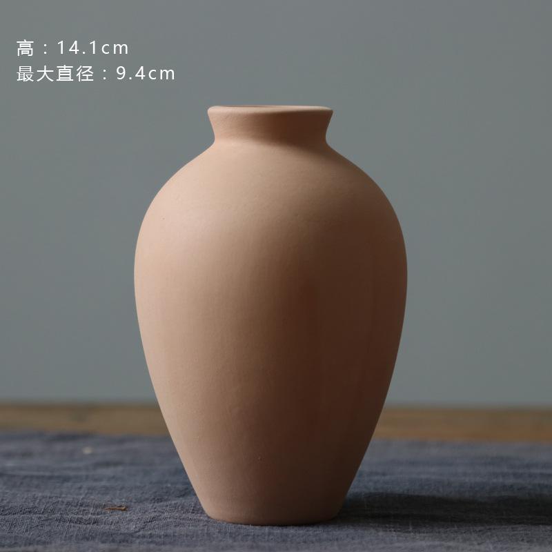 Unglazed Ceramic Vase Nordic Minimalist, Creative DIY Pottery for Home Decor, White Bisque Flower Holder Photo Prop