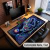 Mouse Pad Personalizado Tema Peixe Oceano Com Nome Texto Personalizado Tapete de Mesa Para Escritório Decoração de Casa