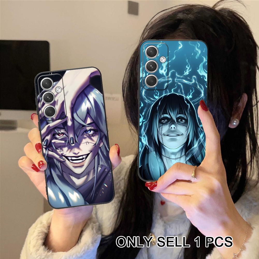 JJK Mahito Phone Case for Samsung Galaxy S26 S25 S24 S23 S22 S21 S20 Note20 Plus FE Ultra Soft TPU Shockproof Cover
