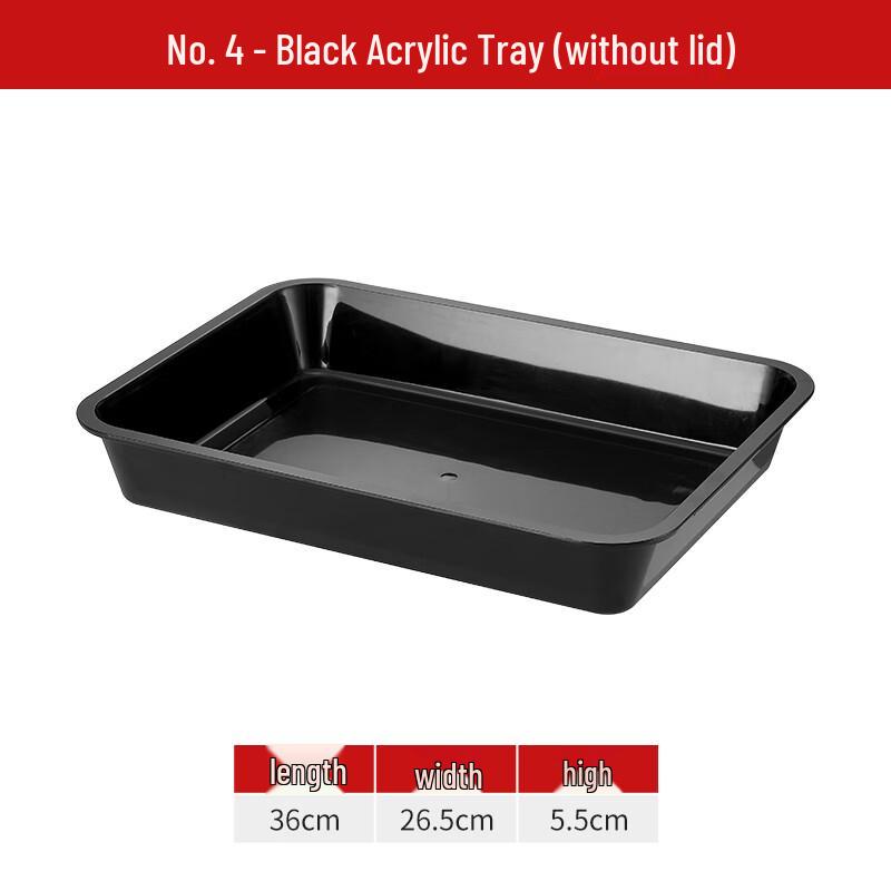 Прямоугольный акриловый поднос для демонстрации