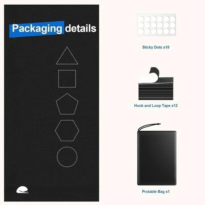 Portable Blackout Curtains Travel Window Cover DIY Cuttable Light Blocking Bedroom Privacy Protection Curtain