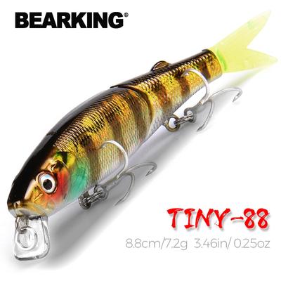 BEARKING Retail Good Fishing Lures Minnow,Quality Professional Baits 8.8cm/7.2g, Popular Model Crankbaits Penceil Bait Popper
