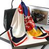 Fashion Scarves for Women Shawl Print Silk Satin Hijab Scarf Female Bandana 70*70cm Luxury Brand Square Shawls Scarfs For Ladies