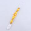 Cartoon Animal Soother Chain Baby Pacifier Holder Toddlers Pacifier Straps Teether Toy Pacifier Chain Baby Supply