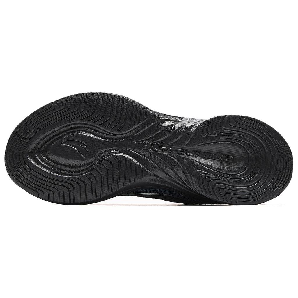 Anta City Rebound Lightweight Durable Shock Absorption Lightweight Low Top Short Distance Running Shoes Men sneaker Black Blue Silver 112515566R-1