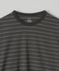 ANOTHER OFFICE Zephyr Streifen T-Shirt (Schwarz)
