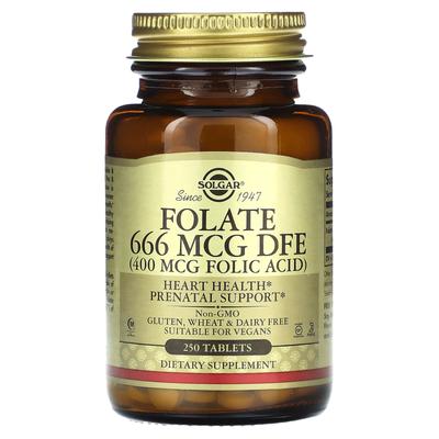 Folic Acid, 400 Mcg, 250 Tablets