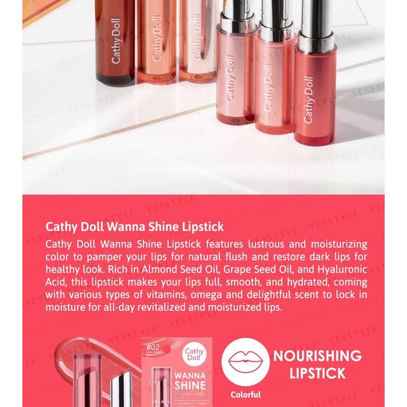 Cathy Doll - Wanna Shine Lippenstift