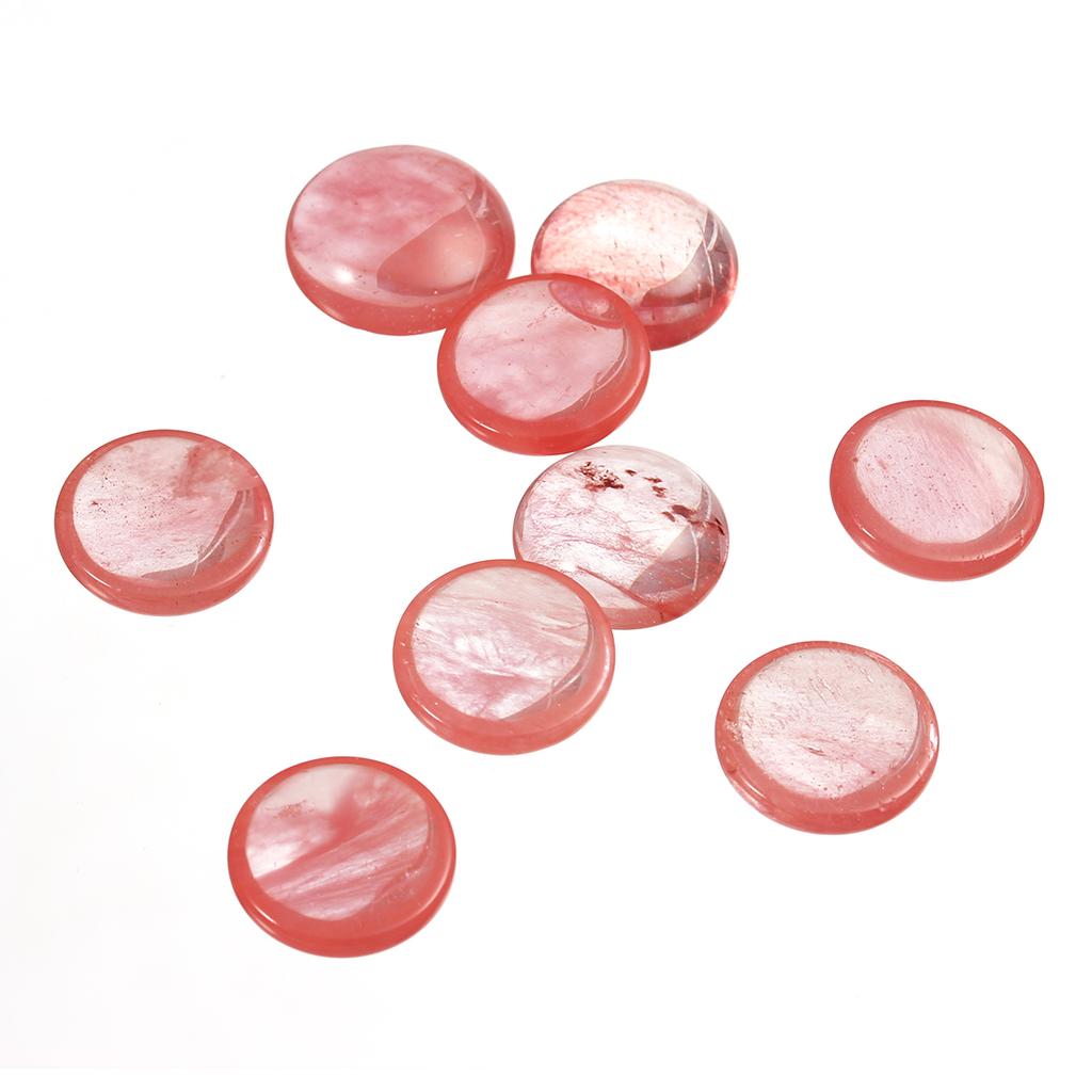 5-10pcs/lot Natural Stone Cabochon 4-25mm Amethyst Tiger Eye Agate Half Round Cabochon For DIY Ring Necklace Jewelry Accessories
