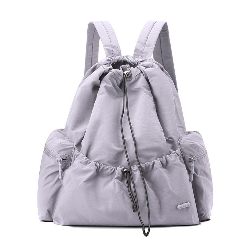 New Women's Large Capacity Backpack Drawstring Lightweight Sports Badminton Bag
