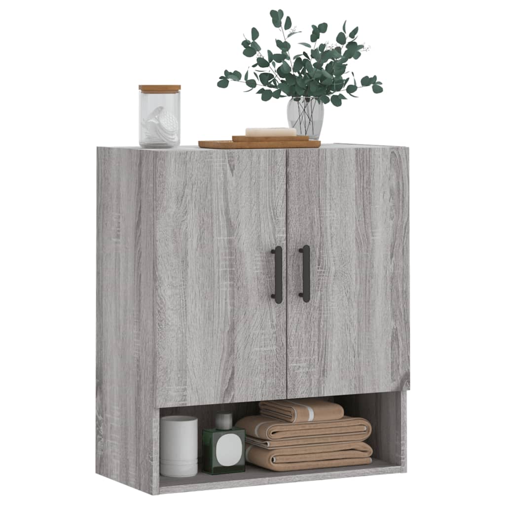 Vidaxl ארון קיר, אלון סונומה אפור, 60X31X70 ס"מ