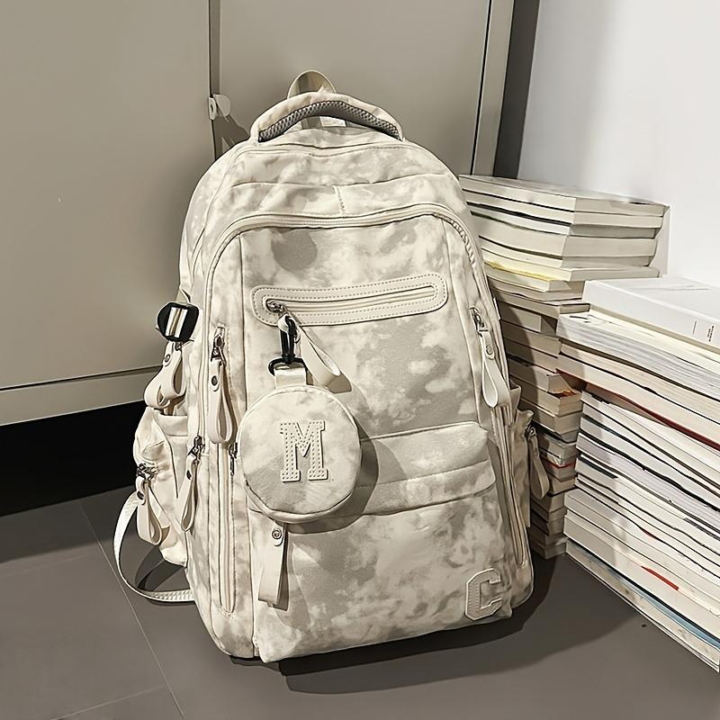 Trendy Unisex Backpacks Water-Resistant Daypacks with Multiple Pockets Large Capacity Rucksacks for Travel & College