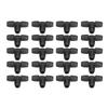 20PCS Plastic Drip Irrigation Tee Connector Black 5/16 Inch Drip Tee  Garden Irrigation