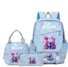 Student Schoolbag Three-Piece Large-Capacity Backpack Lunch Bag Pencil Case Diy