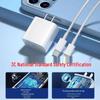 30W Fast Charger for iPhone 15/14 with Data Cable
