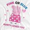 Peppa Pig Womens/Ladies Pink Or Blue Aunty Pig Loves You T-Shirt