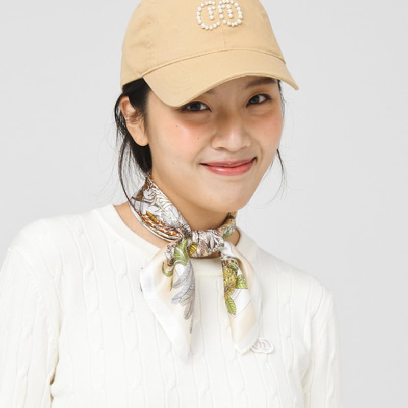 DOYOUKNOWMC ALL SEASON Safari Mood Print Beige Petite Scarf