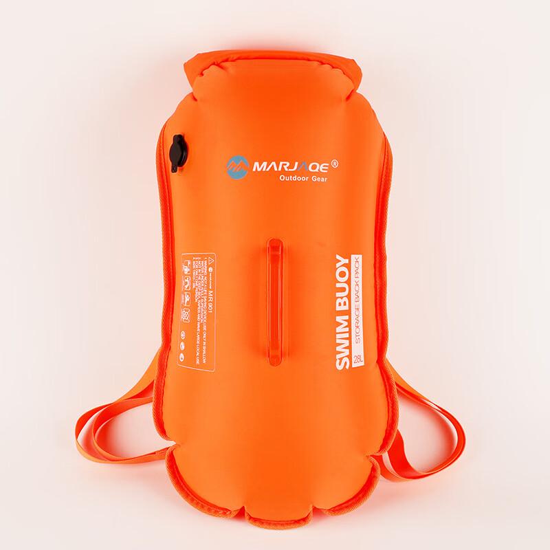 MDNG Dual Airbag Backpack Swimming Buoy with Storage