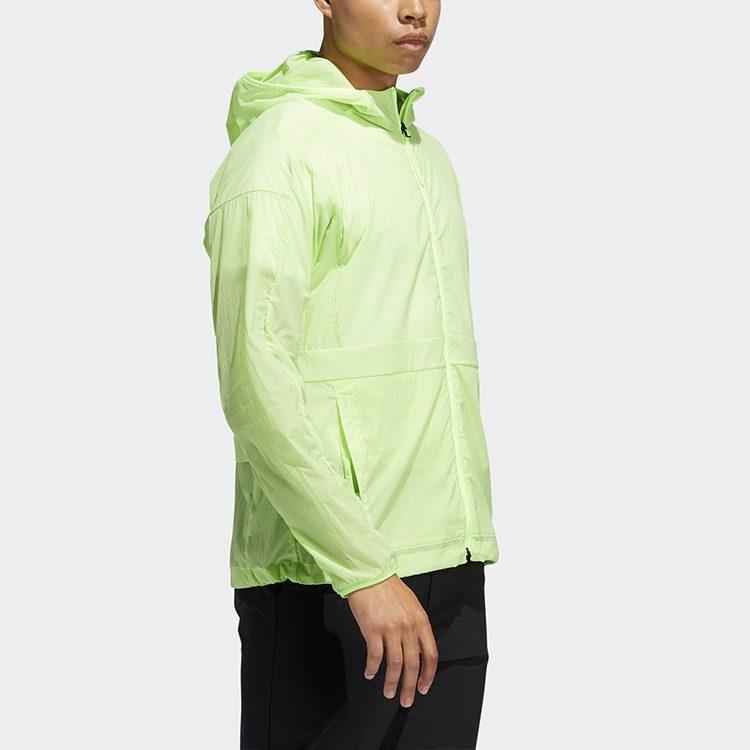 Adidas Jackets Men's Signal Green Hooded Moderate Other FT2780