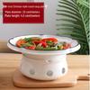 Chinese Style Ceramic Food Warmer Set with 9-inch Round Plate