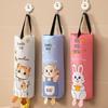 Wall-Mounted Kitchen Trash Bag Organizer | Large Capacity Hanging Plastic Bag Storage