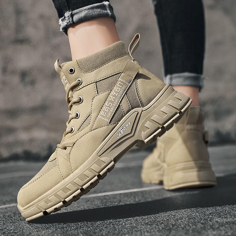 

Мужские повседневные ботинки для пустынного хайкинга Осень/Зима 2025 - Износостойкие, Нескользящие, Увеличивающие рост в стиле Мартин 40