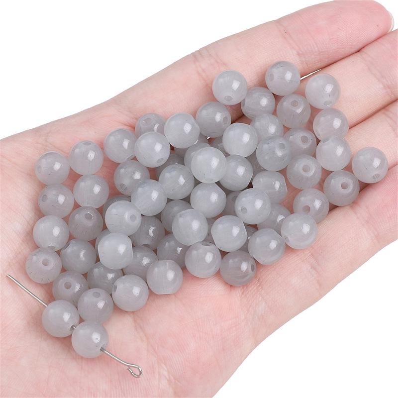 Black & White Glass Beads: Transparent Round, Crystal, Wheel, Bamboo - DIY Handcrafted Bracelet & Necklace Jewelry