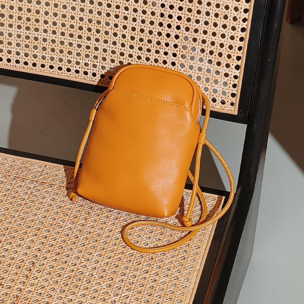 Laitu Lock Mobile Phone Bag Palm Pattern Leather Box Bag OEM OEM Small Mini Messenger Women's Bag